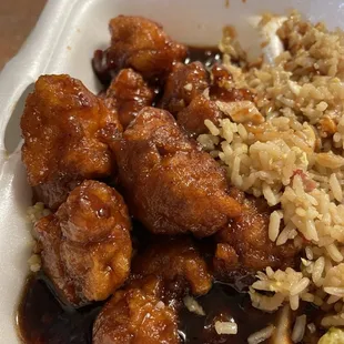 General Tso&apos;s lunch special $11.95