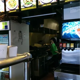My order taker and cook.