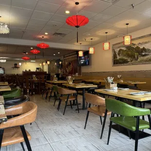 interior, sushi and sashimi