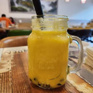 Mango Bubble Tea