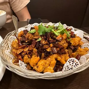 Diced Chicken with Dried Pepper Chongqing Style