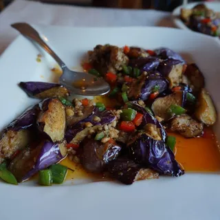 Eggplant with ground pork