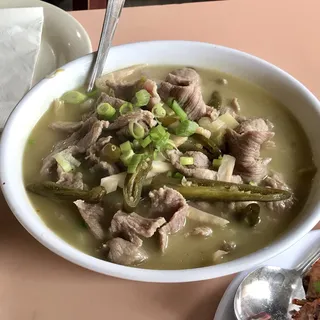 Sliced Beef in Hot and Sour Soup