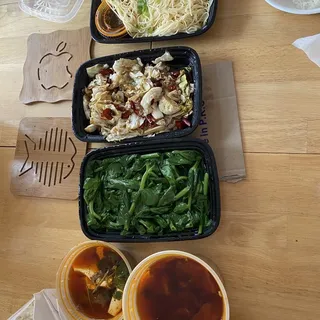 Sliced Beef with Tofu Pudding