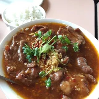 Boiled Beef in Hot Sauce