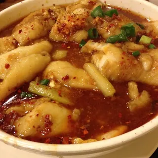 Boiled Sliced Fish in Hot Sauce