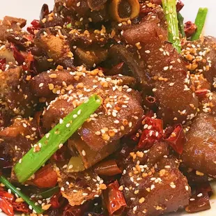 Stir Fried Pig Feet