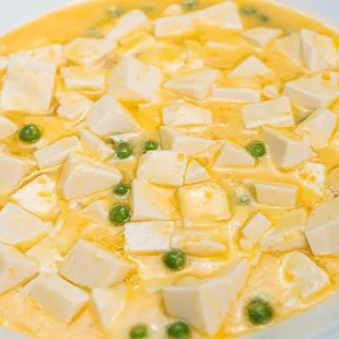 Tofu with Egg Yolk stew