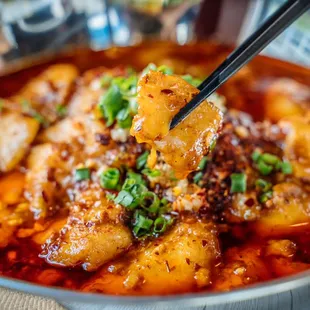 Fish in Red Oil stew