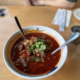 Flavored Spicy Beef Noodle