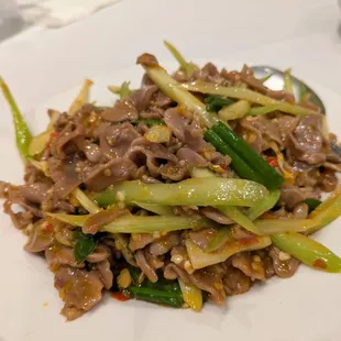 Griddle Diaphragm Veg ($26.99) - 3 stars. Not for me, quite spicy. Thanksgiving lunch 2024-11-28