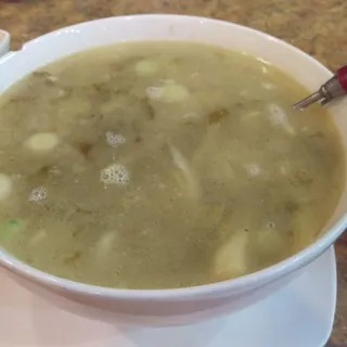 Pickled Veggie and Shredded Pork Soup