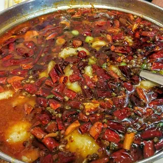 Sliced Fish with Tofu Pudding in Hot Sauce