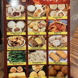 Appetizer Menu