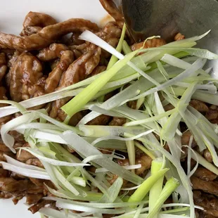 Mandarin Braised Pork - with handmade pancakes.