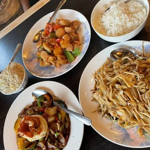 Orange Chicken, Volcano Beef &amp; Chicken Chowfun!