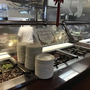 Mongolian barbecue is part of the buffet! Fun fact... Mongolian barbecue is neither mongolian nor actual barbecue! Discuss!