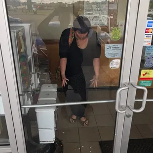 As soon as we walk through the door free candy... This was a good sign!