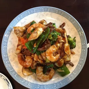 Hunan Platter, not the combination meal