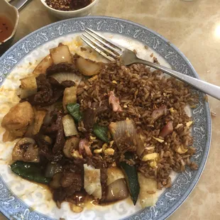 25% eaten Spicy beef!!