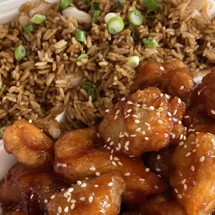 Follow me @kriseats2 on instagram for more pictures Sesame Chicken Special