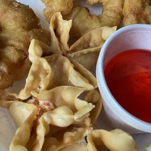 Follow me @kriseats2 on Instagram for more pictures Crab Meat Rangoon