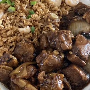 Follow me @kriseats2 on Instagram for more pictures G. Ribs with Garlic Sauce Lunch Special