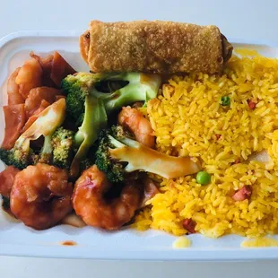 Shrimp and Broccoli combo $8.75 to go!