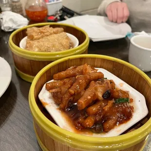 Bean Curd Skin Roll and Chicken Feet