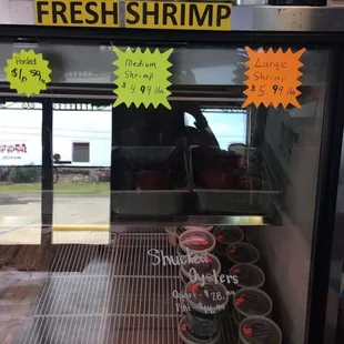 fresh shrimp