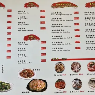 menu, sushi and sashimi