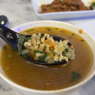 Warm whispers (chicken)