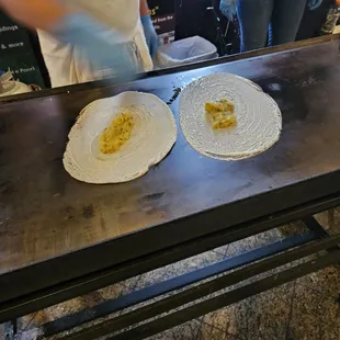 Fresh dosas