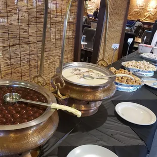 Desserts included with lunch buffet