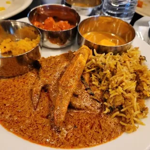 Crab Curry in buffet