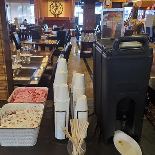 Unsweetened Chai included with lunch buffet