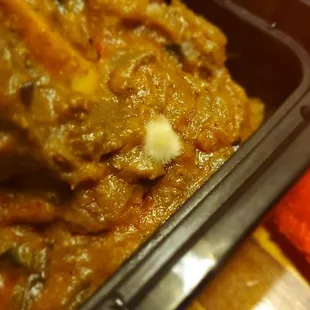 Fungus on Mutton masala