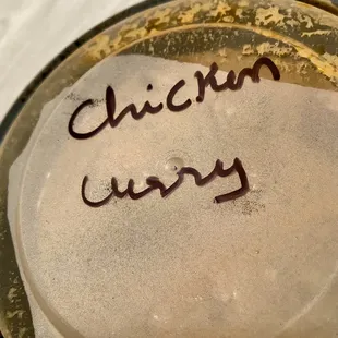 Chicken curry