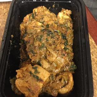 My friend ordered Chicken Masala . . .