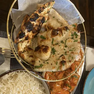 Garlic Basil Naan