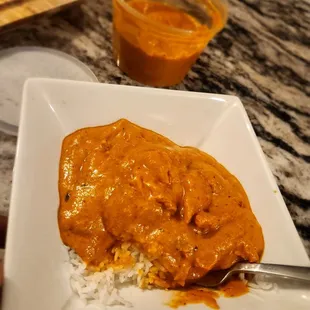 Garlic cheese Naan Chilli chicken Butter chicken