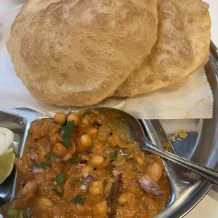 Poori and Chana