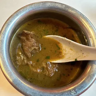 Mutton Navrattan Aattukal Soup
