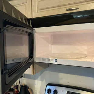 New microwave with zero splashes