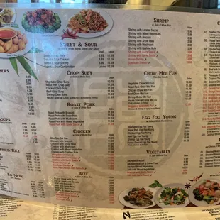Menus