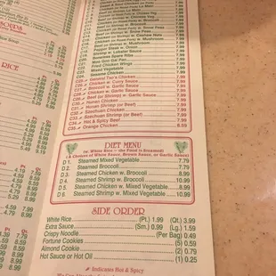 menu, sushi and sashimi