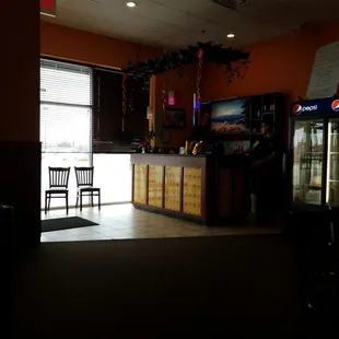 the interior of a restaurant