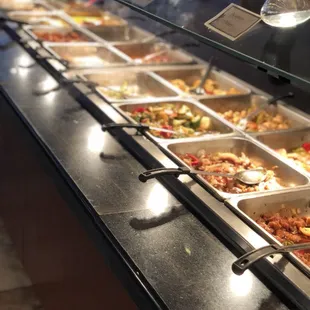 a variety of food items