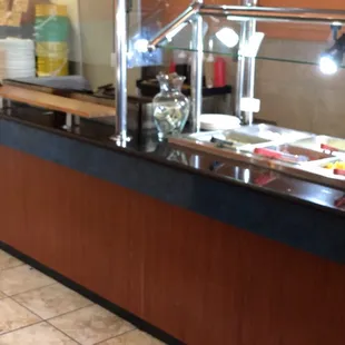 sushi and sashimi, interior