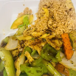 Pepper Chicken w/ Vegetables